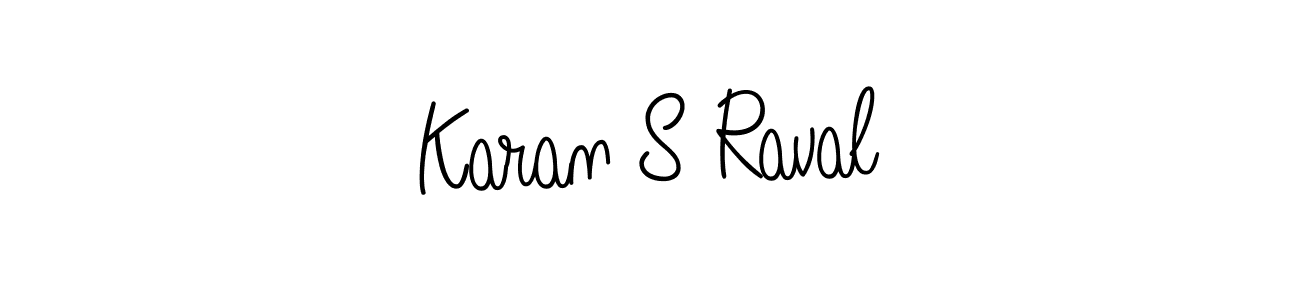 Also we have Karan S Raval name is the best signature style. Create professional handwritten signature collection using Angelique-Rose-font-FFP autograph style. Karan S Raval signature style 5 images and pictures png