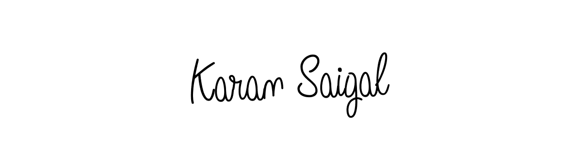 Make a beautiful signature design for name Karan Saigal. Use this online signature maker to create a handwritten signature for free. Karan Saigal signature style 5 images and pictures png