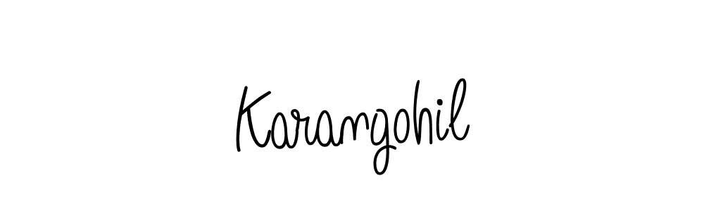 You can use this online signature creator to create a handwritten signature for the name Karangohil. This is the best online autograph maker. Karangohil signature style 5 images and pictures png