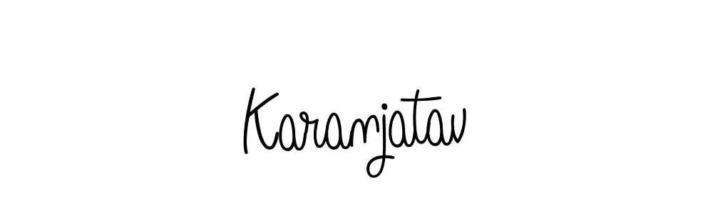 Once you've used our free online signature maker to create your best signature Angelique-Rose-font-FFP style, it's time to enjoy all of the benefits that Karanjatav name signing documents. Karanjatav signature style 5 images and pictures png