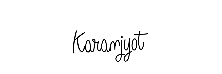 Create a beautiful signature design for name Karanjyot. With this signature (Angelique-Rose-font-FFP) fonts, you can make a handwritten signature for free. Karanjyot signature style 5 images and pictures png