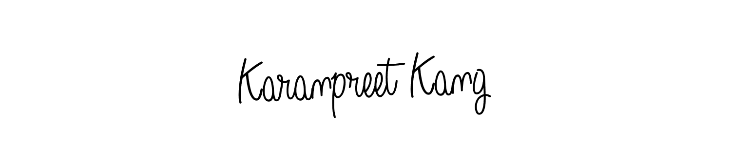 The best way (Angelique-Rose-font-FFP) to make a short signature is to pick only two or three words in your name. The name Karanpreet Kang include a total of six letters. For converting this name. Karanpreet Kang signature style 5 images and pictures png