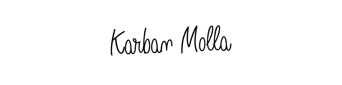 Also we have Karban Molla name is the best signature style. Create professional handwritten signature collection using Angelique-Rose-font-FFP autograph style. Karban Molla signature style 5 images and pictures png