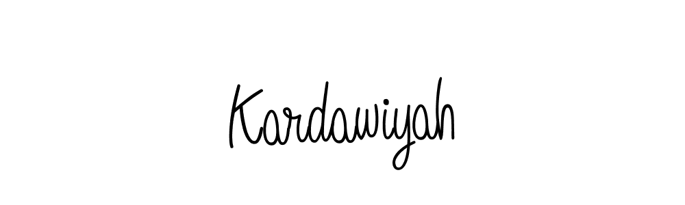 Also we have Kardawiyah name is the best signature style. Create professional handwritten signature collection using Angelique-Rose-font-FFP autograph style. Kardawiyah signature style 5 images and pictures png