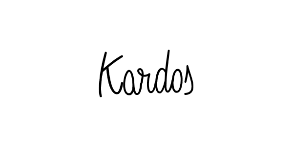 Also we have Kardos name is the best signature style. Create professional handwritten signature collection using Angelique-Rose-font-FFP autograph style. Kardos signature style 5 images and pictures png