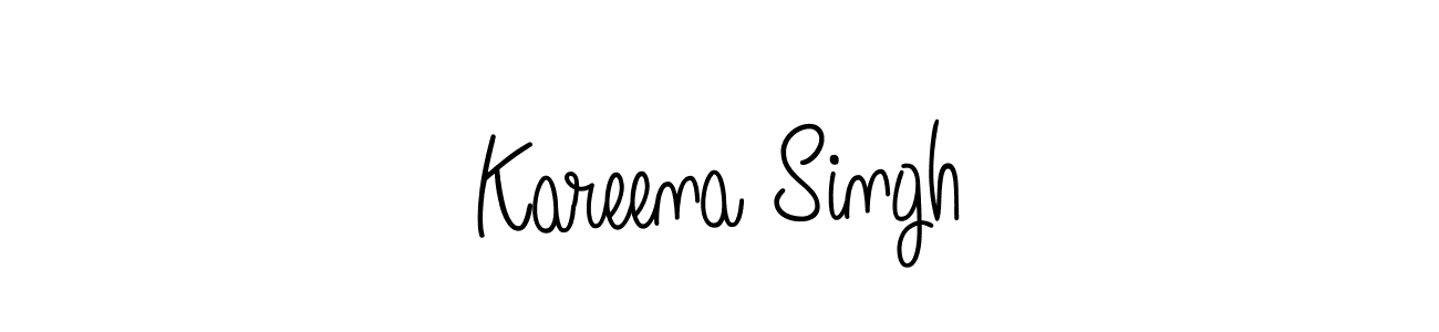 Kareena Singh stylish signature style. Best Handwritten Sign (Angelique-Rose-font-FFP) for my name. Handwritten Signature Collection Ideas for my name Kareena Singh. Kareena Singh signature style 5 images and pictures png