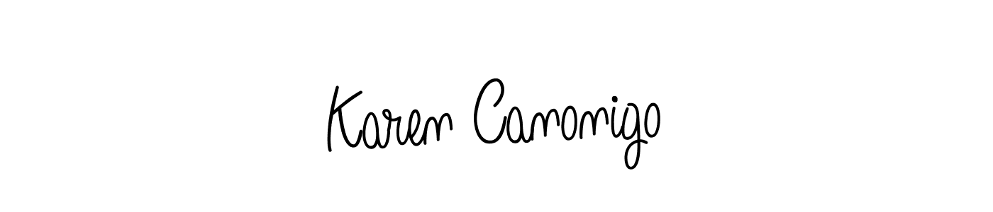 This is the best signature style for the Karen Canonigo name. Also you like these signature font (Angelique-Rose-font-FFP). Mix name signature. Karen Canonigo signature style 5 images and pictures png