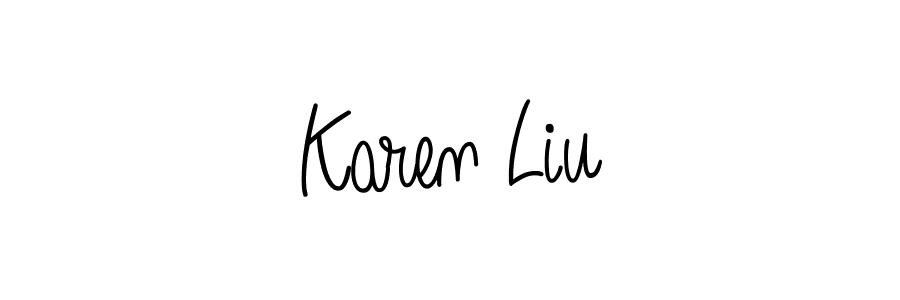 Make a short Karen Liu signature style. Manage your documents anywhere anytime using Angelique-Rose-font-FFP. Create and add eSignatures, submit forms, share and send files easily. Karen Liu signature style 5 images and pictures png
