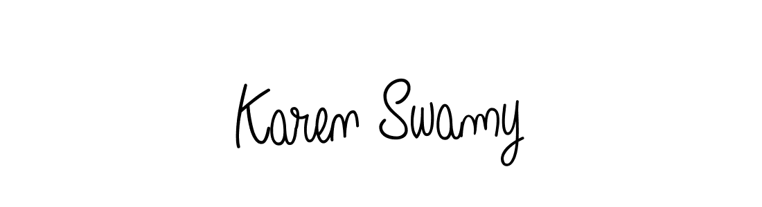 This is the best signature style for the Karen Swamy name. Also you like these signature font (Angelique-Rose-font-FFP). Mix name signature. Karen Swamy signature style 5 images and pictures png