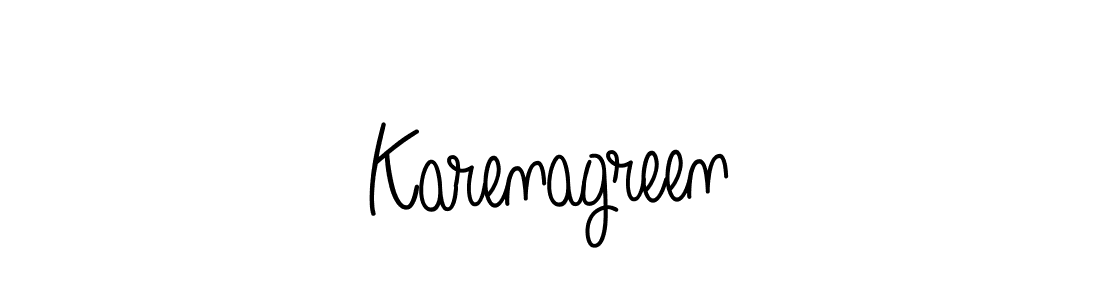 Best and Professional Signature Style for Karenagreen. Angelique-Rose-font-FFP Best Signature Style Collection. Karenagreen signature style 5 images and pictures png