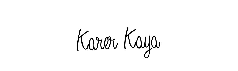 Best and Professional Signature Style for Karer Kaya. Angelique-Rose-font-FFP Best Signature Style Collection. Karer Kaya signature style 5 images and pictures png
