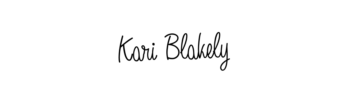 How to Draw Kari Blakely signature style? Angelique-Rose-font-FFP is a latest design signature styles for name Kari Blakely. Kari Blakely signature style 5 images and pictures png
