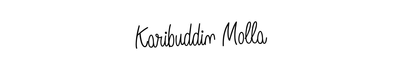 How to make Karibuddin Molla signature? Angelique-Rose-font-FFP is a professional autograph style. Create handwritten signature for Karibuddin Molla name. Karibuddin Molla signature style 5 images and pictures png