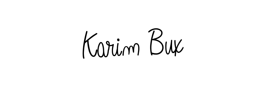 How to make Karim Bux name signature. Use Angelique-Rose-font-FFP style for creating short signs online. This is the latest handwritten sign. Karim Bux signature style 5 images and pictures png