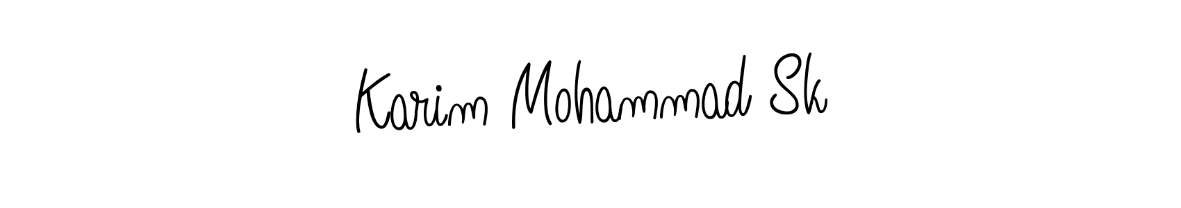 Make a short Karim Mohammad Sk signature style. Manage your documents anywhere anytime using Angelique-Rose-font-FFP. Create and add eSignatures, submit forms, share and send files easily. Karim Mohammad Sk signature style 5 images and pictures png