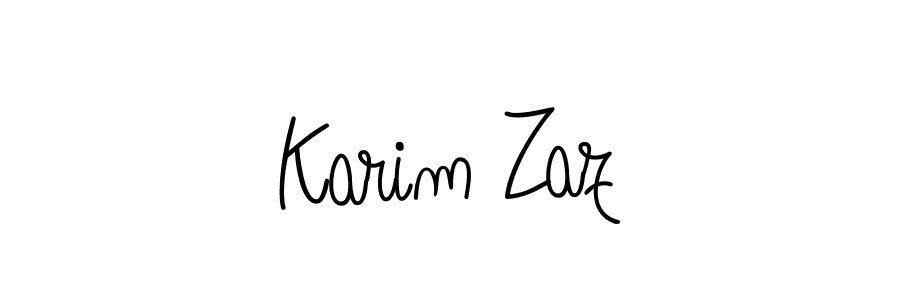 Also You can easily find your signature by using the search form. We will create Karim Zaz name handwritten signature images for you free of cost using Angelique-Rose-font-FFP sign style. Karim Zaz signature style 5 images and pictures png