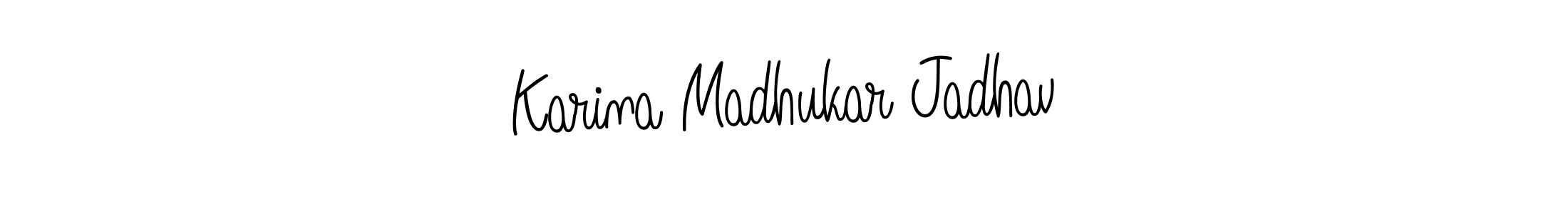 Once you've used our free online signature maker to create your best signature Angelique-Rose-font-FFP style, it's time to enjoy all of the benefits that Karina Madhukar Jadhav name signing documents. Karina Madhukar Jadhav signature style 5 images and pictures png