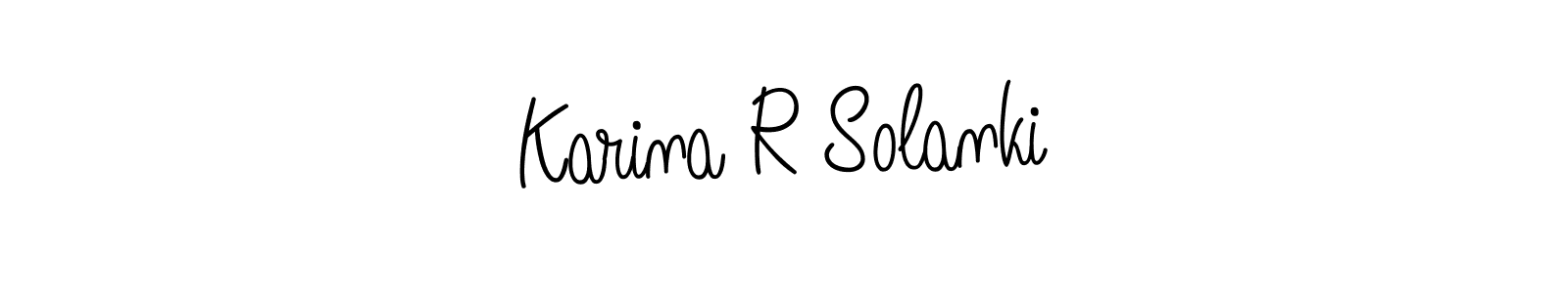 Check out images of Autograph of Karina R Solanki name. Actor Karina R Solanki Signature Style. Angelique-Rose-font-FFP is a professional sign style online. Karina R Solanki signature style 5 images and pictures png