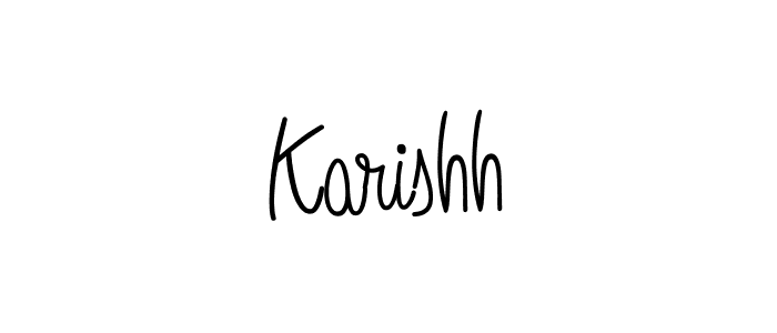 Create a beautiful signature design for name Karishh. With this signature (Angelique-Rose-font-FFP) fonts, you can make a handwritten signature for free. Karishh signature style 5 images and pictures png