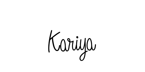 Make a beautiful signature design for name Kariya. Use this online signature maker to create a handwritten signature for free. Kariya signature style 5 images and pictures png