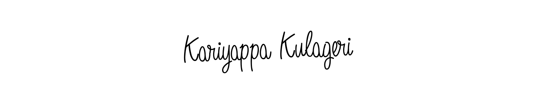 You can use this online signature creator to create a handwritten signature for the name Kariyappa Kulageri. This is the best online autograph maker. Kariyappa Kulageri signature style 5 images and pictures png