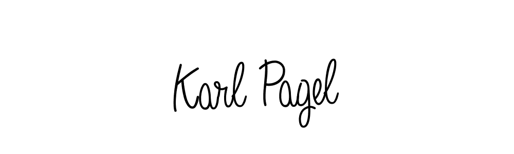 Karl Pagel stylish signature style. Best Handwritten Sign (Angelique-Rose-font-FFP) for my name. Handwritten Signature Collection Ideas for my name Karl Pagel. Karl Pagel signature style 5 images and pictures png