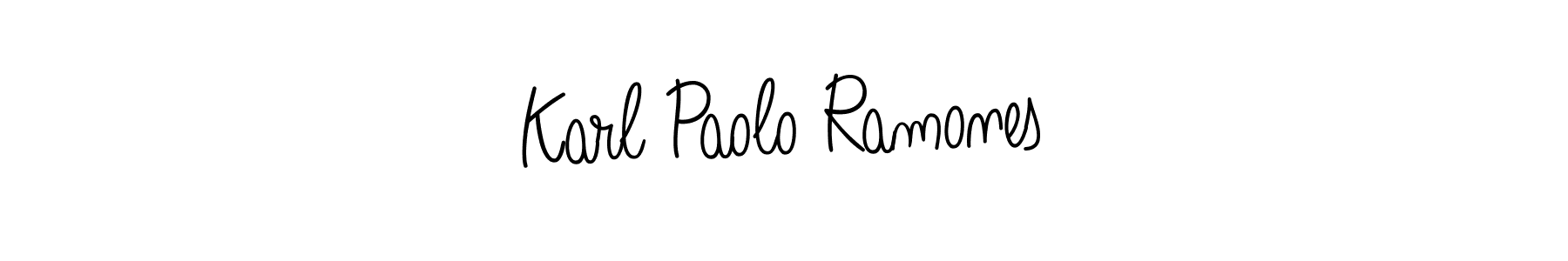 Once you've used our free online signature maker to create your best signature Angelique-Rose-font-FFP style, it's time to enjoy all of the benefits that Karl Paolo Ramones name signing documents. Karl Paolo Ramones signature style 5 images and pictures png
