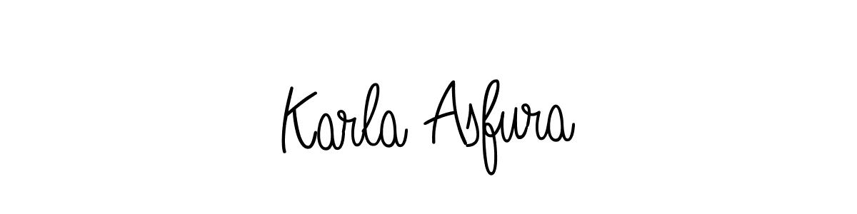 Make a beautiful signature design for name Karla Asfura. Use this online signature maker to create a handwritten signature for free. Karla Asfura signature style 5 images and pictures png