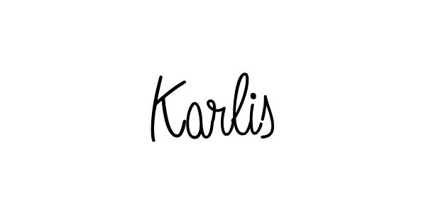 Best and Professional Signature Style for Karlis. Angelique-Rose-font-FFP Best Signature Style Collection. Karlis signature style 5 images and pictures png