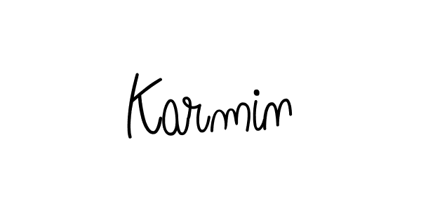 How to make Karmin signature? Angelique-Rose-font-FFP is a professional autograph style. Create handwritten signature for Karmin name. Karmin signature style 5 images and pictures png