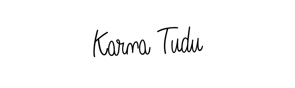 Also You can easily find your signature by using the search form. We will create Karna Tudu name handwritten signature images for you free of cost using Angelique-Rose-font-FFP sign style. Karna Tudu signature style 5 images and pictures png