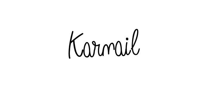 Angelique-Rose-font-FFP is a professional signature style that is perfect for those who want to add a touch of class to their signature. It is also a great choice for those who want to make their signature more unique. Get Karnail name to fancy signature for free. Karnail signature style 5 images and pictures png
