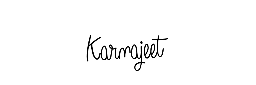 How to make Karnajeet signature? Angelique-Rose-font-FFP is a professional autograph style. Create handwritten signature for Karnajeet name. Karnajeet signature style 5 images and pictures png