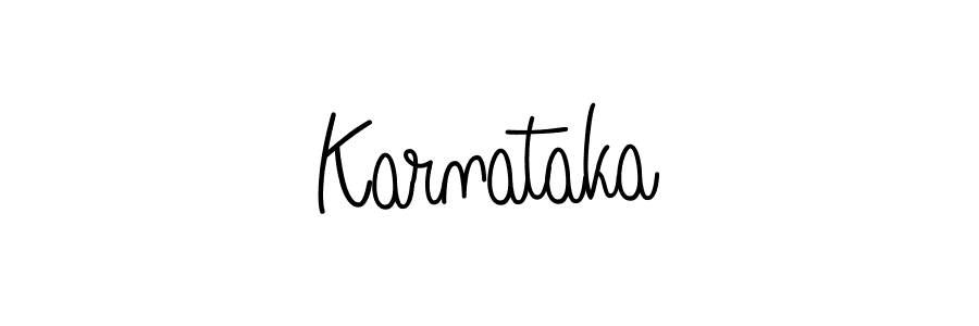 Create a beautiful signature design for name Karnataka. With this signature (Angelique-Rose-font-FFP) fonts, you can make a handwritten signature for free. Karnataka signature style 5 images and pictures png