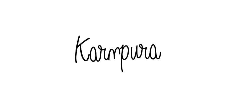 Make a beautiful signature design for name Karnpura. Use this online signature maker to create a handwritten signature for free. Karnpura signature style 5 images and pictures png