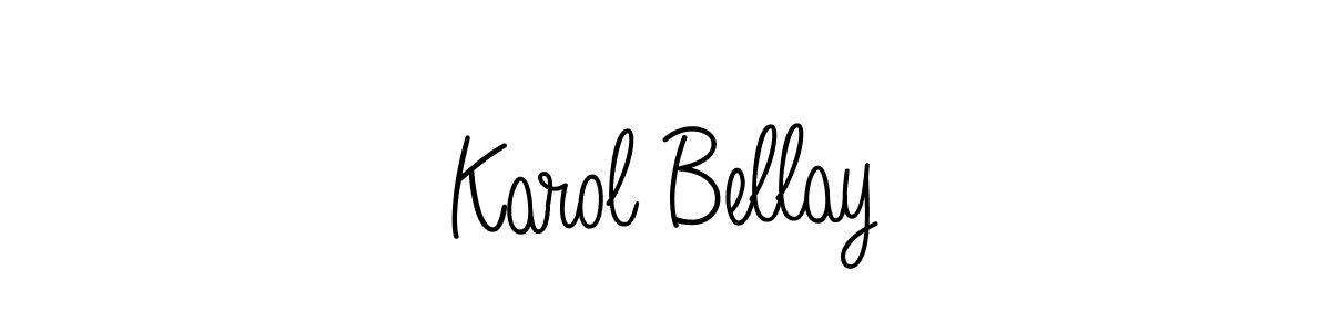 How to make Karol Bellay signature? Angelique-Rose-font-FFP is a professional autograph style. Create handwritten signature for Karol Bellay name. Karol Bellay signature style 5 images and pictures png