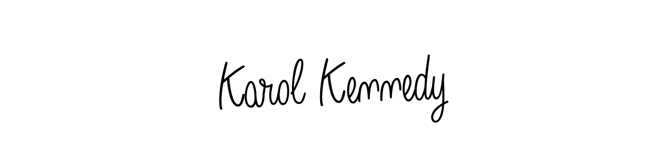 Similarly Angelique-Rose-font-FFP is the best handwritten signature design. Signature creator online .You can use it as an online autograph creator for name Karol Kennedy. Karol Kennedy signature style 5 images and pictures png