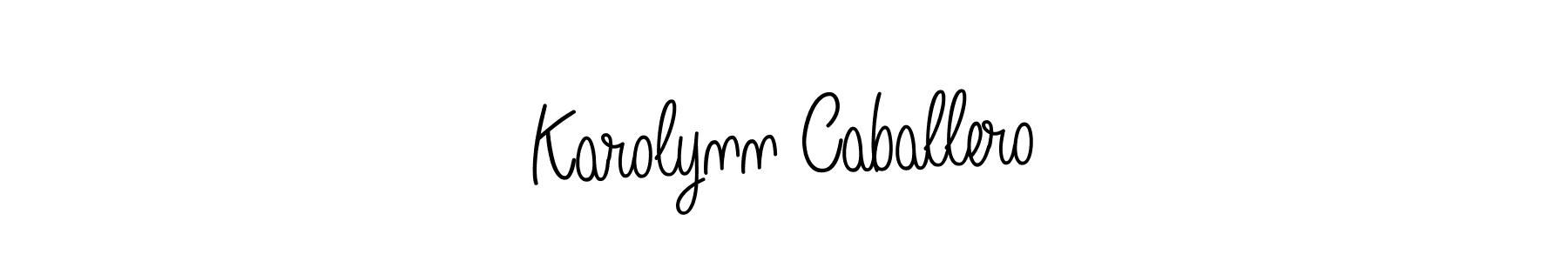 Once you've used our free online signature maker to create your best signature Angelique-Rose-font-FFP style, it's time to enjoy all of the benefits that Karolynn Caballero name signing documents. Karolynn Caballero signature style 5 images and pictures png