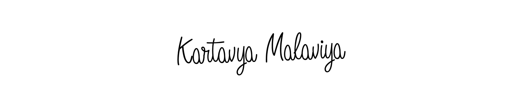 How to make Kartavya Malaviya signature? Angelique-Rose-font-FFP is a professional autograph style. Create handwritten signature for Kartavya Malaviya name. Kartavya Malaviya signature style 5 images and pictures png