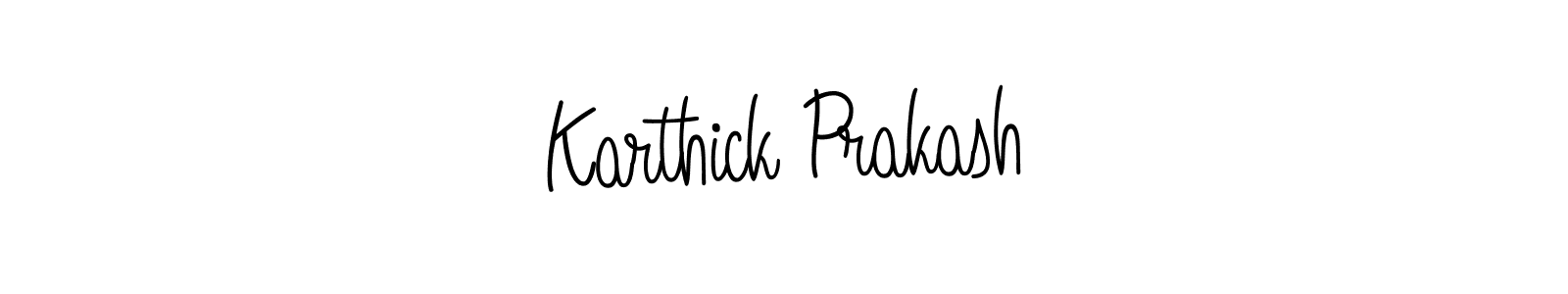 Best and Professional Signature Style for Karthick Prakash. Angelique-Rose-font-FFP Best Signature Style Collection. Karthick Prakash signature style 5 images and pictures png