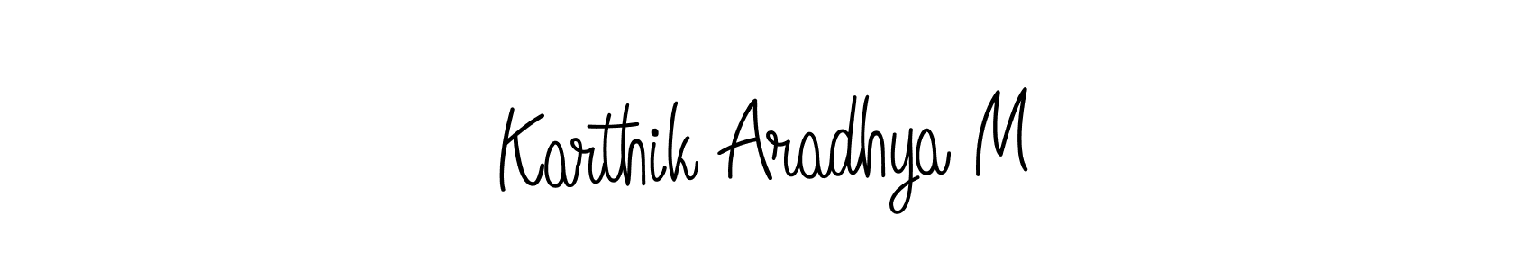 Here are the top 10 professional signature styles for the name Karthik Aradhya M. These are the best autograph styles you can use for your name. Karthik Aradhya M signature style 5 images and pictures png