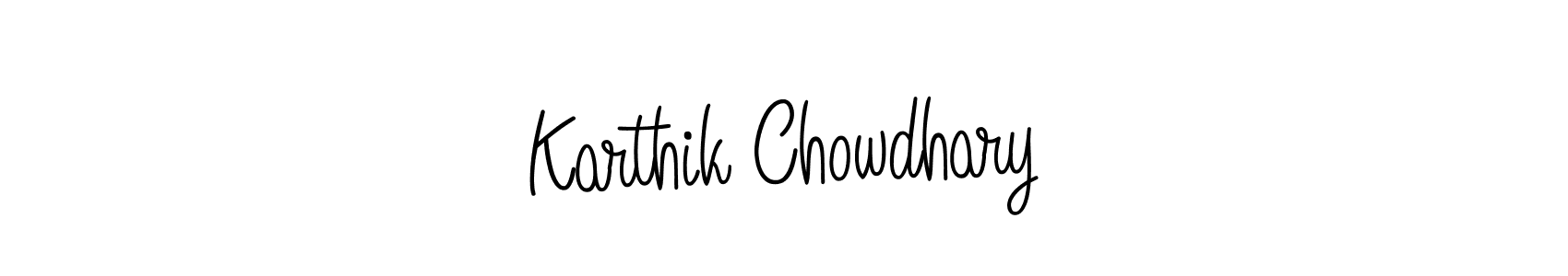 Also we have Karthik Chowdhary name is the best signature style. Create professional handwritten signature collection using Angelique-Rose-font-FFP autograph style. Karthik Chowdhary signature style 5 images and pictures png