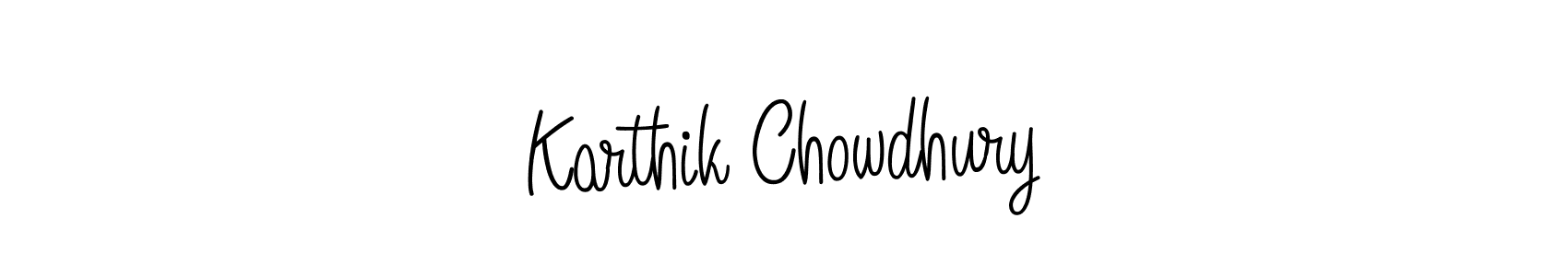 Make a beautiful signature design for name Karthik Chowdhury. Use this online signature maker to create a handwritten signature for free. Karthik Chowdhury signature style 5 images and pictures png