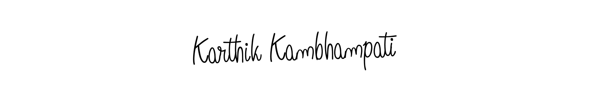 Similarly Angelique-Rose-font-FFP is the best handwritten signature design. Signature creator online .You can use it as an online autograph creator for name Karthik Kambhampati. Karthik Kambhampati signature style 5 images and pictures png