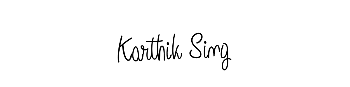 Make a short Karthik Sing signature style. Manage your documents anywhere anytime using Angelique-Rose-font-FFP. Create and add eSignatures, submit forms, share and send files easily. Karthik Sing signature style 5 images and pictures png