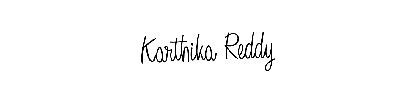 Once you've used our free online signature maker to create your best signature Angelique-Rose-font-FFP style, it's time to enjoy all of the benefits that Karthika Reddy name signing documents. Karthika Reddy signature style 5 images and pictures png