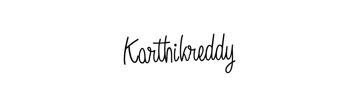 The best way (Angelique-Rose-font-FFP) to make a short signature is to pick only two or three words in your name. The name Karthikreddy include a total of six letters. For converting this name. Karthikreddy signature style 5 images and pictures png