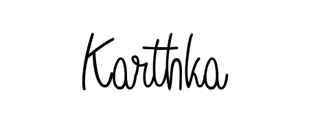 Use a signature maker to create a handwritten signature online. With this signature software, you can design (Angelique-Rose-font-FFP) your own signature for name Karthka. Karthka signature style 5 images and pictures png