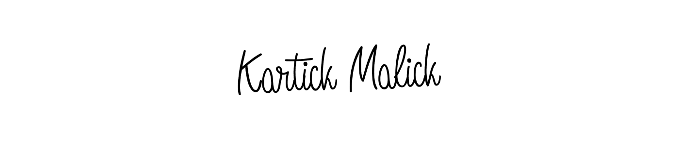 The best way (Angelique-Rose-font-FFP) to make a short signature is to pick only two or three words in your name. The name Kartick Malick include a total of six letters. For converting this name. Kartick Malick signature style 5 images and pictures png