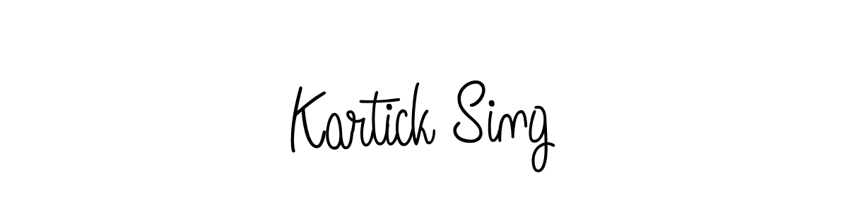 Create a beautiful signature design for name Kartick Sing. With this signature (Angelique-Rose-font-FFP) fonts, you can make a handwritten signature for free. Kartick Sing signature style 5 images and pictures png